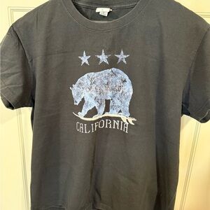 Women’s Black California Bear Graphic Tee